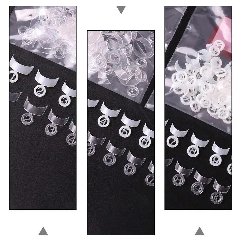 

500 шт. накладных ногтей в форме полумесяца с узором «Цветы сливы», аксессуары для маникюра, домашние накладные ногти в форме полумесяца