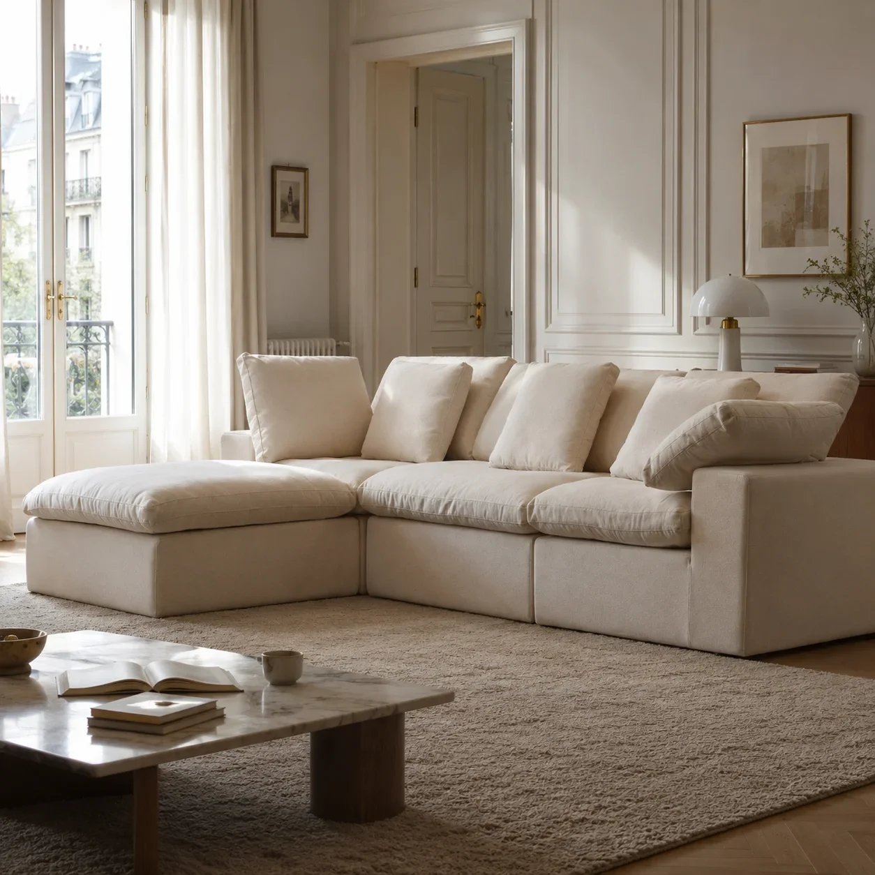 #Reclining Sofa Corduroy Velvet Material Lighted Recliner Contemporary Lounge Seating