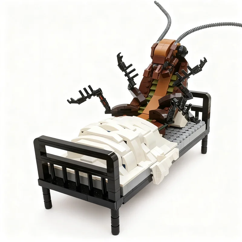 

622PCS MOC Creative Model Metamorphosis Collectible Display DIY Building Blocks Home Decor Gift Showcase Building Display Gift