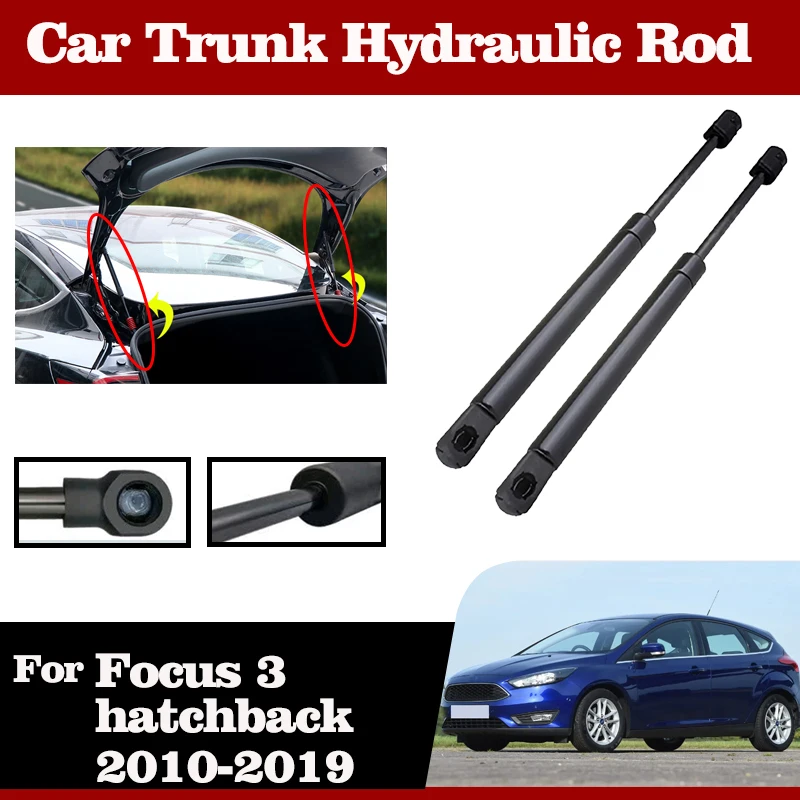 Car Trunk Hydraulic Rods For Ford Focus 3 MK 3 III Hatchback 2010-2019 Luggage Rear Lid Tailgate Support  Shock Lever Absorber