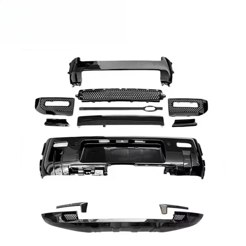Defender 007 Black Knight Bodykit for 2020-2023 Year Defender Front Bumper Trunk Spoiler Over Fenders Upgrade Auto Bady Parts