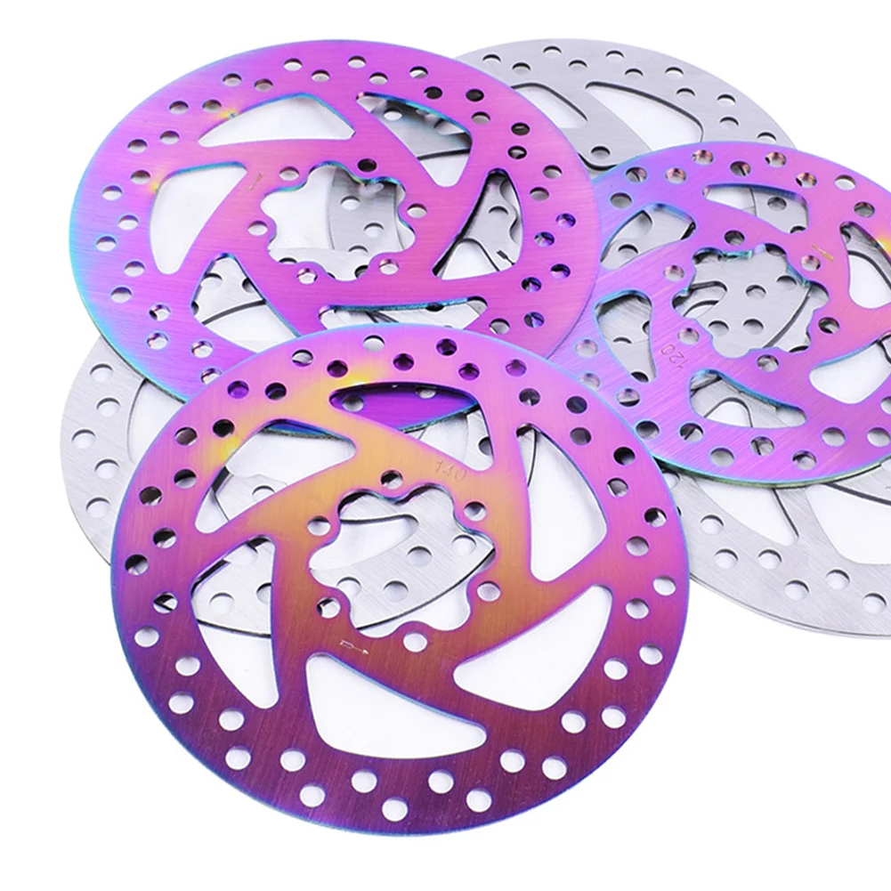 120/140/145mm Brake Disc Hot Sale Silver Colorful 6-hole Mounting Standard For Ninebot F20 F30 F40 For E-scooter