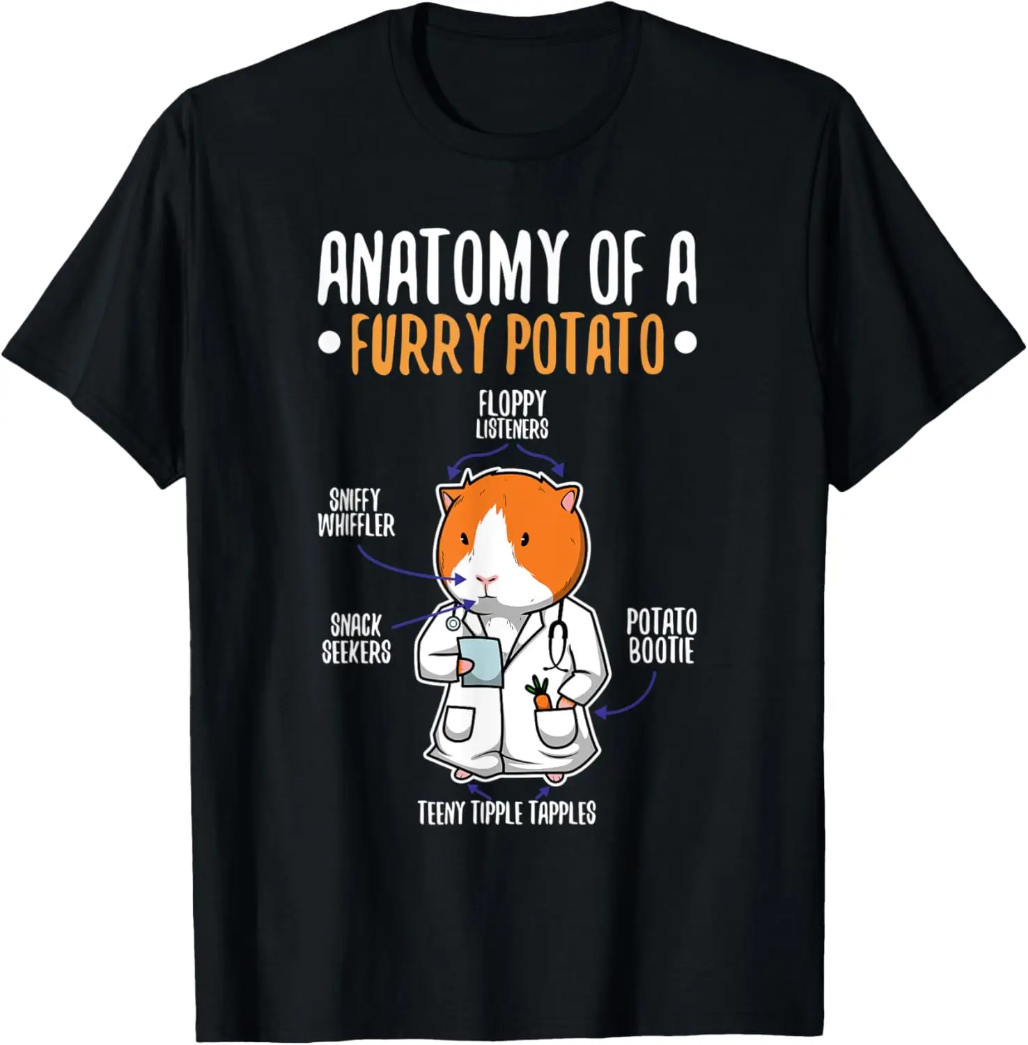 Anatomy Of A Furry Potato T-Shirt