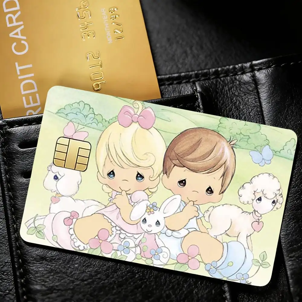 P-Precious M-Moments Credit Card Skin Stickers For VISA Bank Bus Metro Access Card Protective Film Cover Sticker