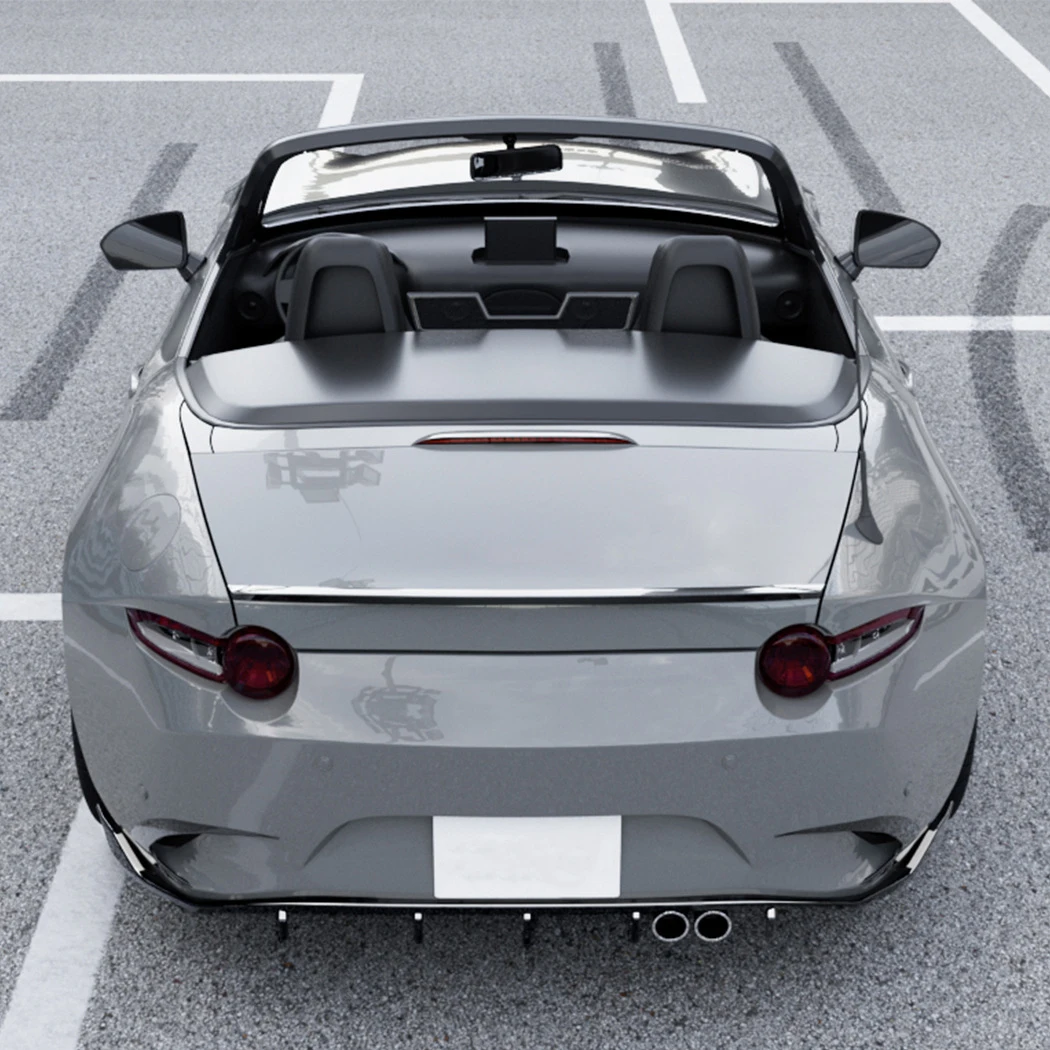 

For Mazda MX-5 Miata ND 2016-2024 Car Rear Bumper Lip Diffuser Spoiler ABS Protector Collision Decoration Modified