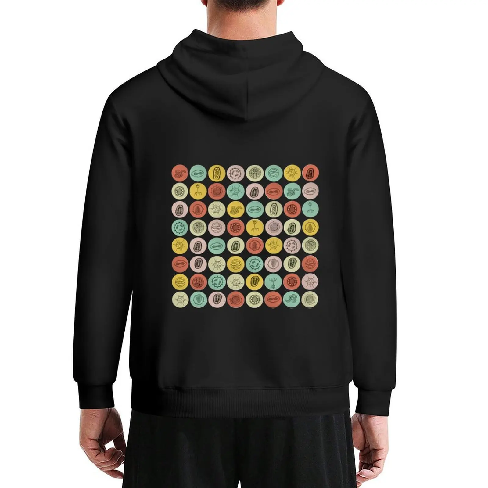 

Virus Dots - Sunset Hoodie anime clothing mens clothes men's sweat-shirt set autumn new products graphic hoodies