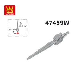 Wange 47459W 100g/40PCS Sword Building Block Moc Color Sword Accessories Compatible with Brick Children Toy Gift Box