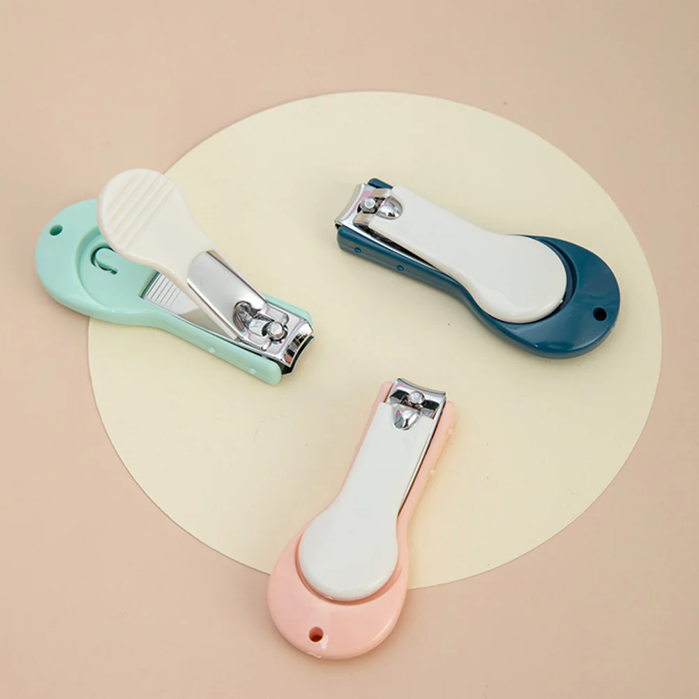 

3 Pcs Scissors Baby Nail Clippers File Fingernail Files 600X250X150CM Silicone for