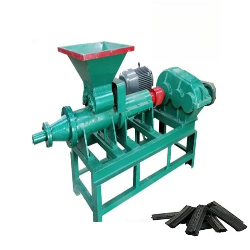 High Efficiency Carbon Rods Stick Compact Hard Wood Biomass Charcoal Stick Making Machine