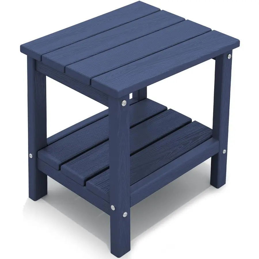 

Double Side Table, Adirondack End Table Navy
