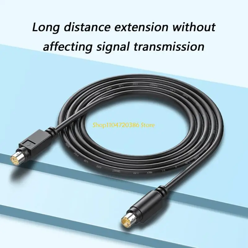 K0EA MD8 8Pin Data Transfer Cable For PLC Programming 1M/2M Length PVC Cord Male To Male/Female