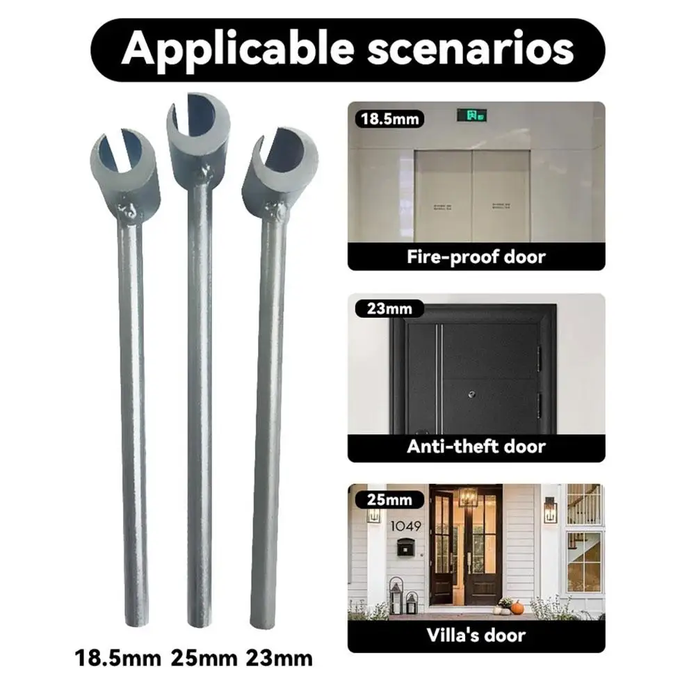 19/23/25mm Hinges Adjusting Wrench Hook Spanner CR-V Spanner Key For Round Bolt Hand Tools Adjustable Wrench Tools
