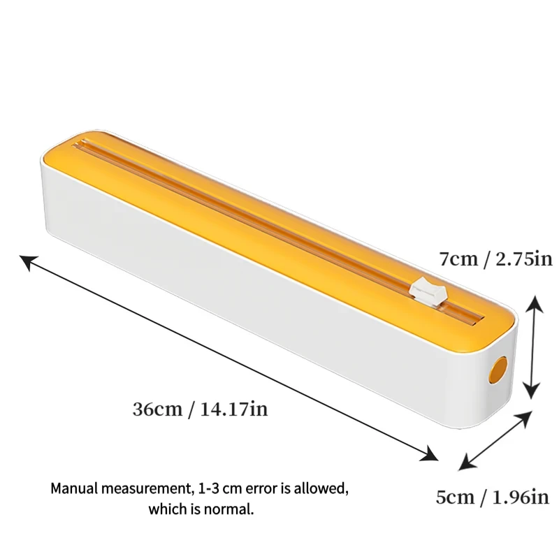 Multifunctional Sliding Cling Film Cutter, Tear‑Free Household Cutter for Plastic Cling Film & Aluminum Foil, Kitchen Tool image 6