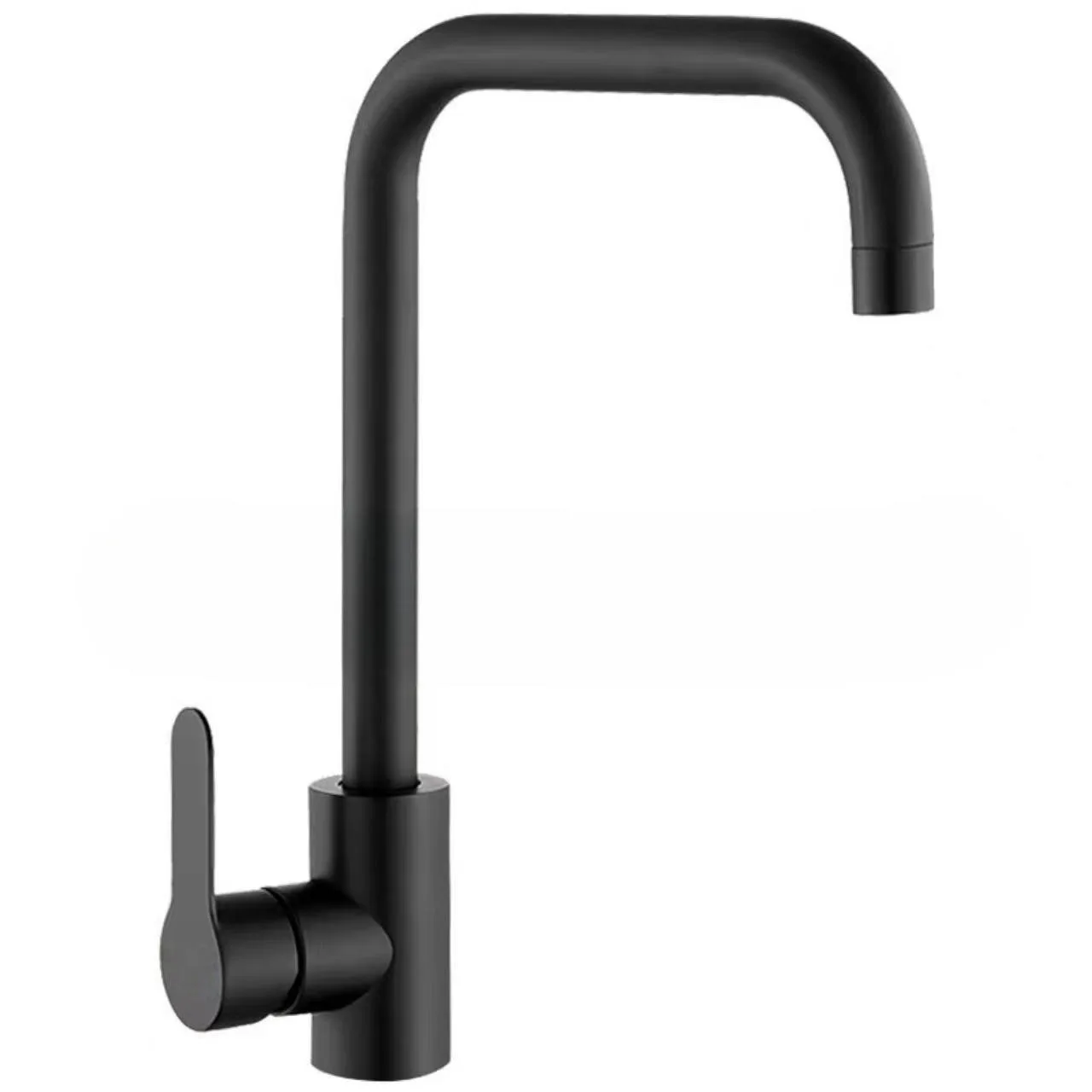 Vanities Single Hole black faucet Wash Sink 304 Stainless Steel Kitchen Faucets