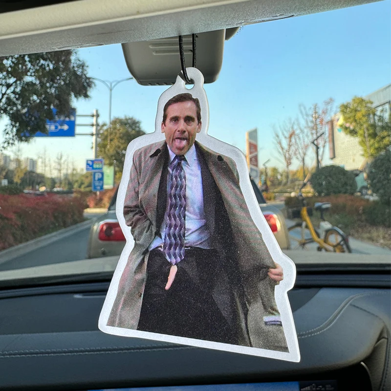 Realistic Print of Michael Scott in the iconic 'No Pants' Tongue-Out Pose, One of the Most Famous Memes from the Office, Perfect