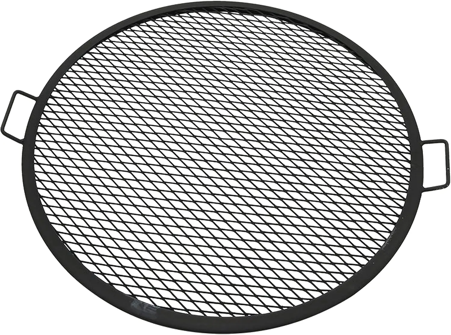 Sunnydaze Round Fire Pit Grill Grate with Handles, Heavy Duty Steel, 30