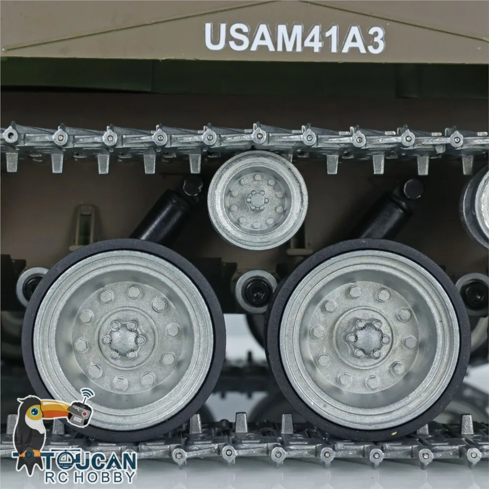 هنغ طويل 1/16 دبابة مع جهاز للتحكم عن بُعد 7.0 مخصص ووكر بولدوج RTR راديو خزان التحكم نموذج 3839 المسارات المعدنية عجلات سيارات لعب بانزر #6