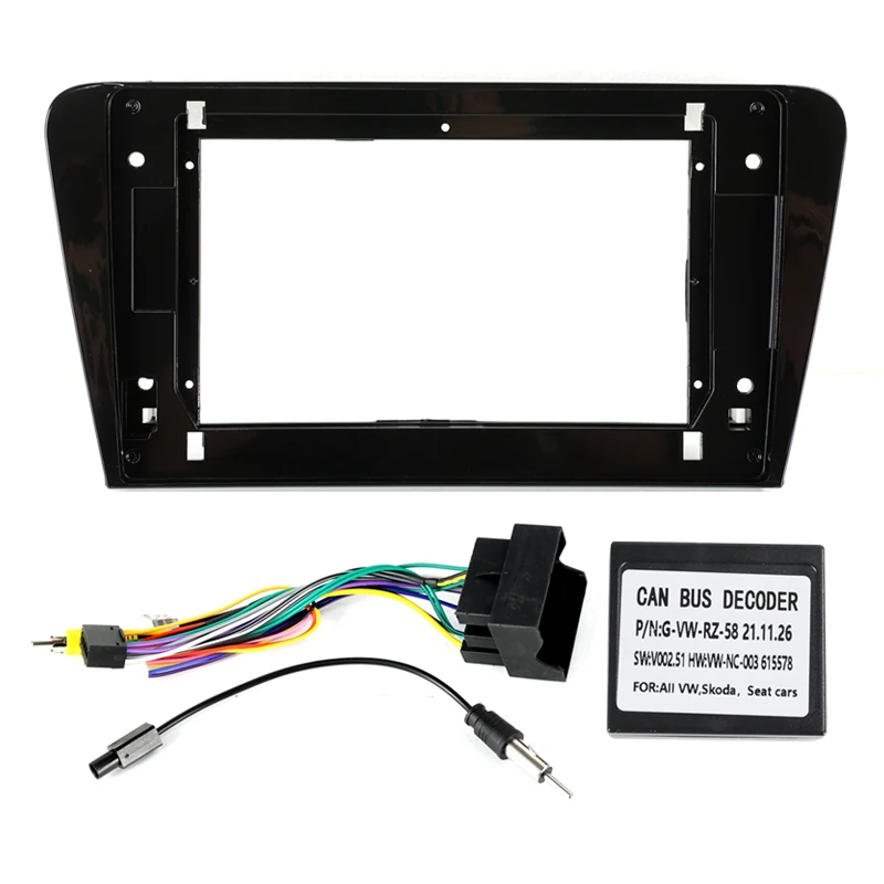 MEKEDE 2din Car Radio Fascias for Skoda Octavia 2013-2018 10” Dashboard Frame Installation DVD gps mp5 Android Multimedia Player