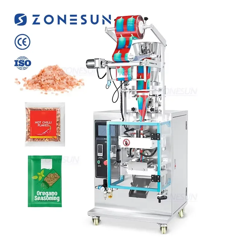 2026 Hot ZS-FS240KQ Full Automatic Granule Bag Vertical Form Filling Sealing Machine
