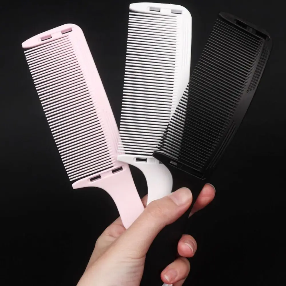 Flat Top Professional Curved Positioning Comb Hair Cutting S Arc Design Haircut Comb Arced Barber Hair Clipper