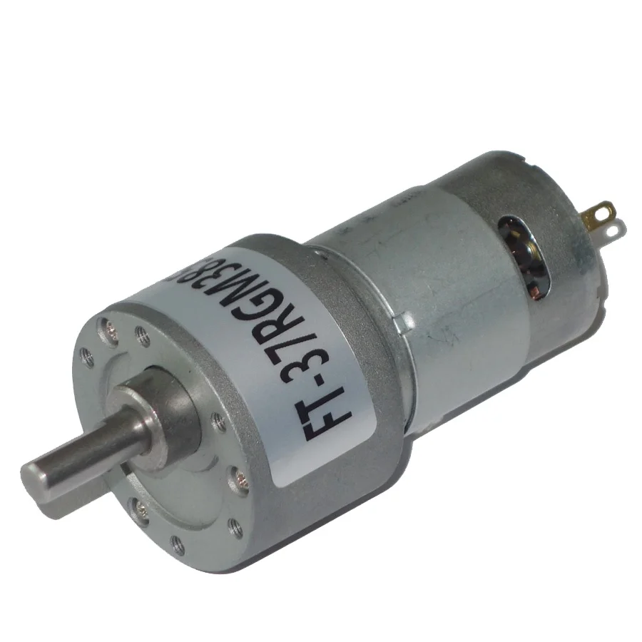 

FT-37RGM385 12В и 24В DC мотор-редуктор постоянного тока с постоянными магнитами, 1-2500 об/мин, максимальный крутящий момент 1 Нм