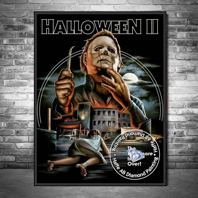 New Horror Halloween Kills 5d AB Diamond Painting Art Full Drills Classic Michael Myers Film Cross Stitch Home Decor