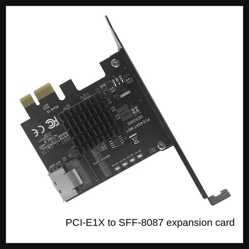 Pcie To SFF-8087 SATA3.0 Expansion Card Mini-SAS/SATA Hard Disk 9215 Adapter Card 36PIN Easy To Use