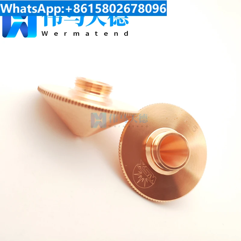 WSX original laser cutting machine copper nozzle single layer nozzle D28-H15 M11 pure copper nozzle WPCT-D