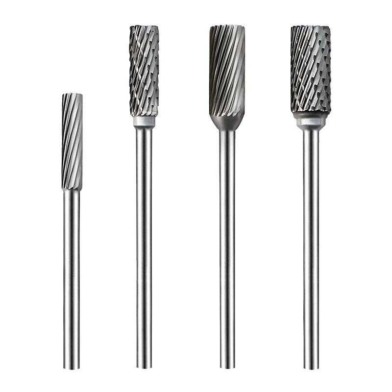 KaKarot 2.35mm Shank Type A A2.35 A3 A4 A5 Tungsten Carbide Rotary Files Burr Drill Bits CNC Engraving Rotary Tool Cutter Lime