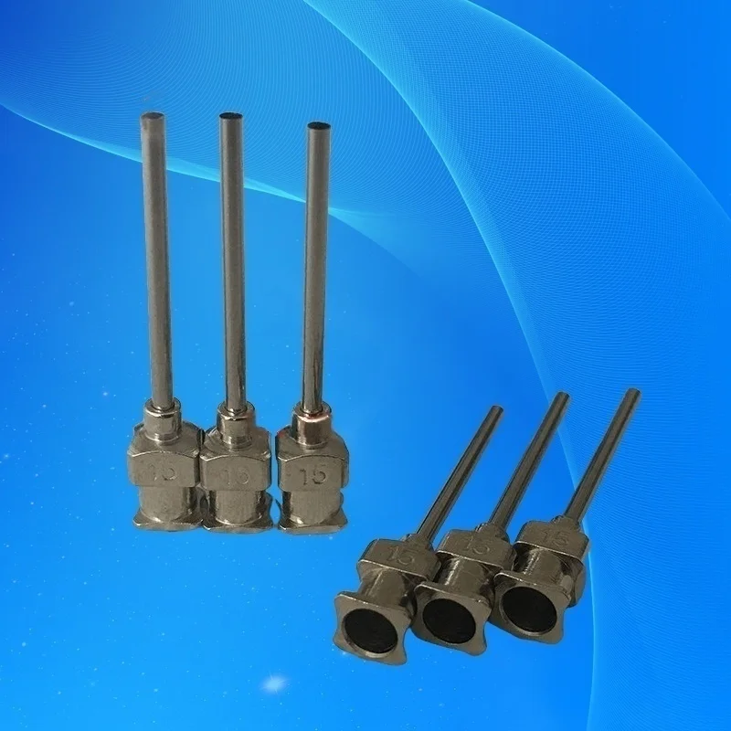 Free Shipping 12Pcs 1 Inch Tip Length 15G High Precision Stainless Steel Dispensing Needles