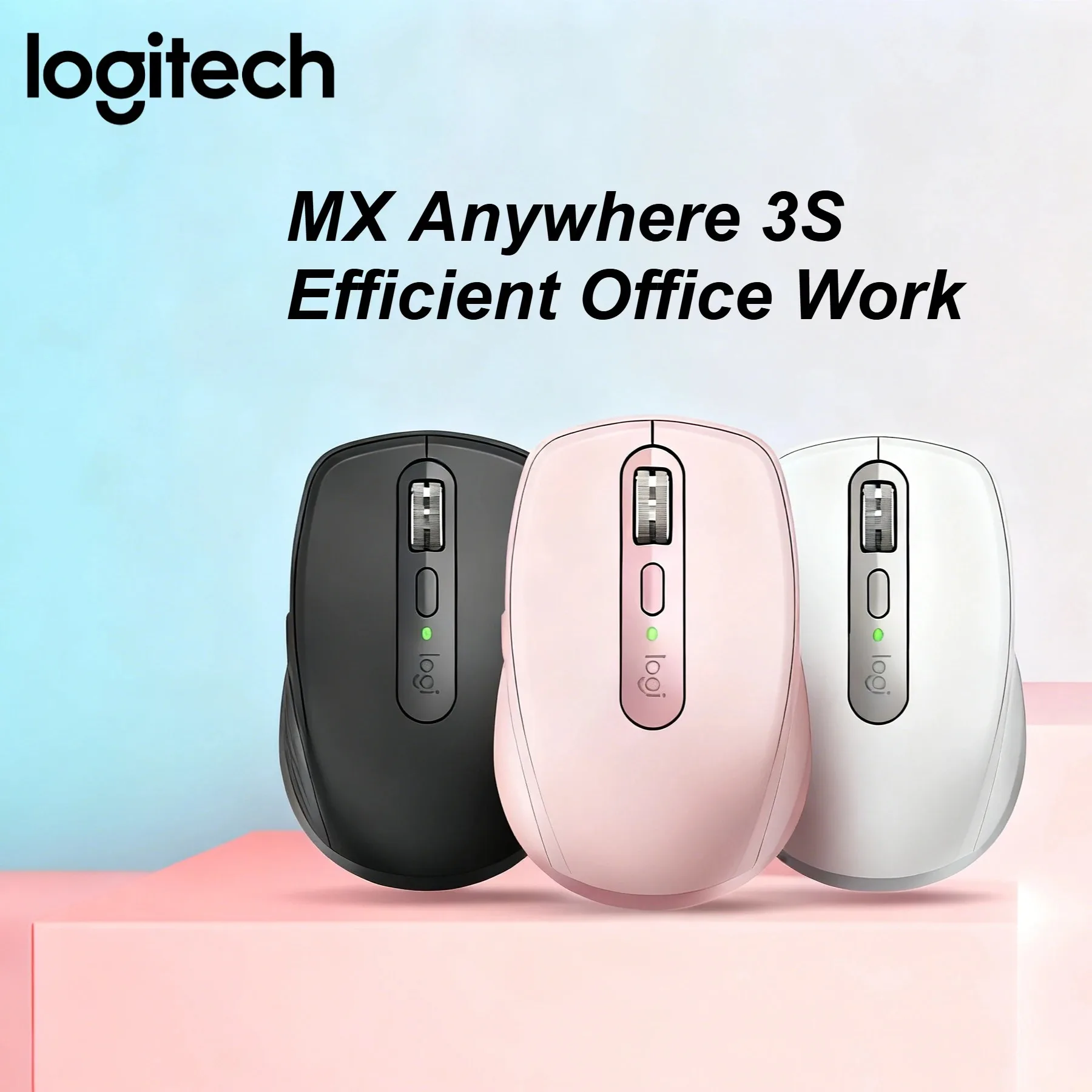 Ratón Logitech MX Anywhere 3S – 6 Botones Programables, Bluetooth/Inalámbrico, Diseño Ergonómico