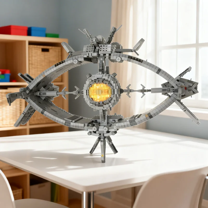 

5594 деталей MOC ODYSSEY: Модель космического корабля Улисс-31, конструктор, архитектурная игрушка, рождественский подарок, развивающая игрушка для детей, творческий набор