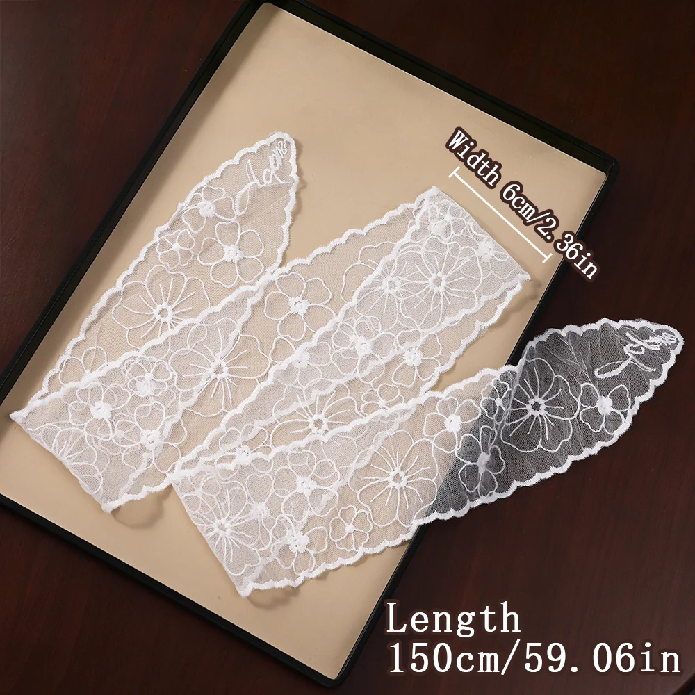 Long Women Lace Floral Hair Sc - đánh giá và giá Embroidery Ribbon