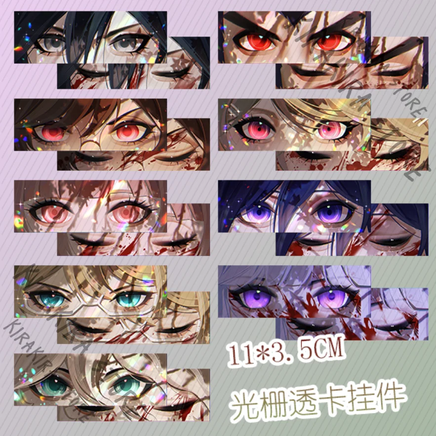 

Danganronpa Cosplay Grating Transparent Card Bookmark Pendant Toko Fukawa/Genocider Syo Kokichi Oma Saihara Shuichi Anime Gift