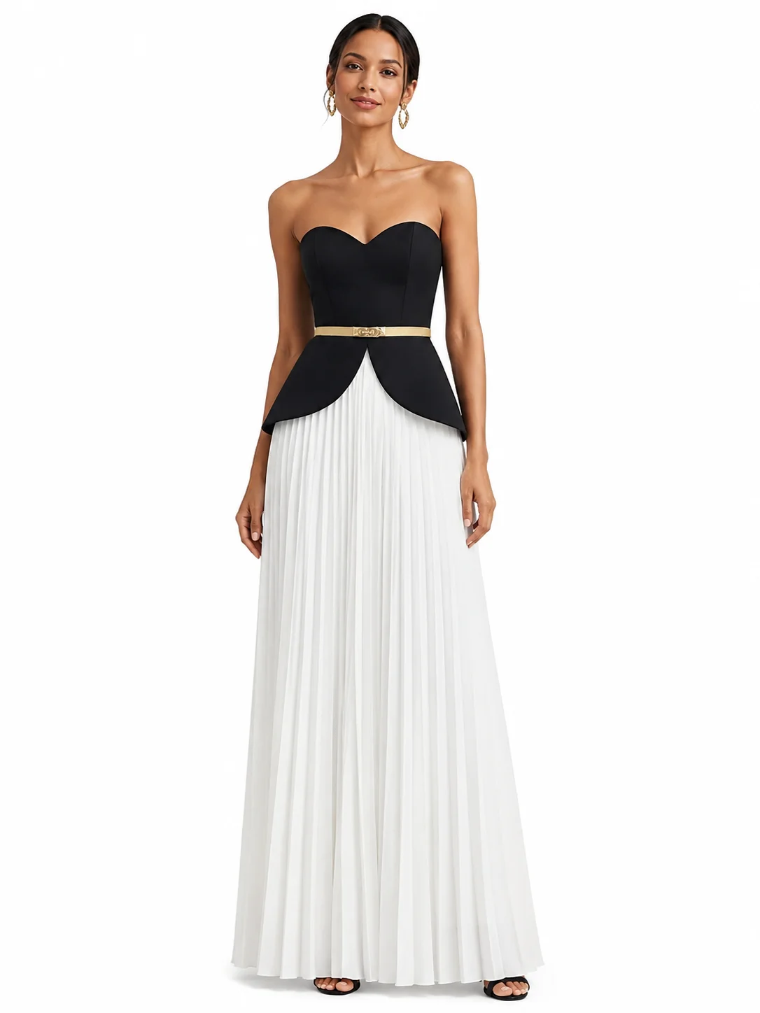Elegant Strapless Sweetheart Formal Evening Gown