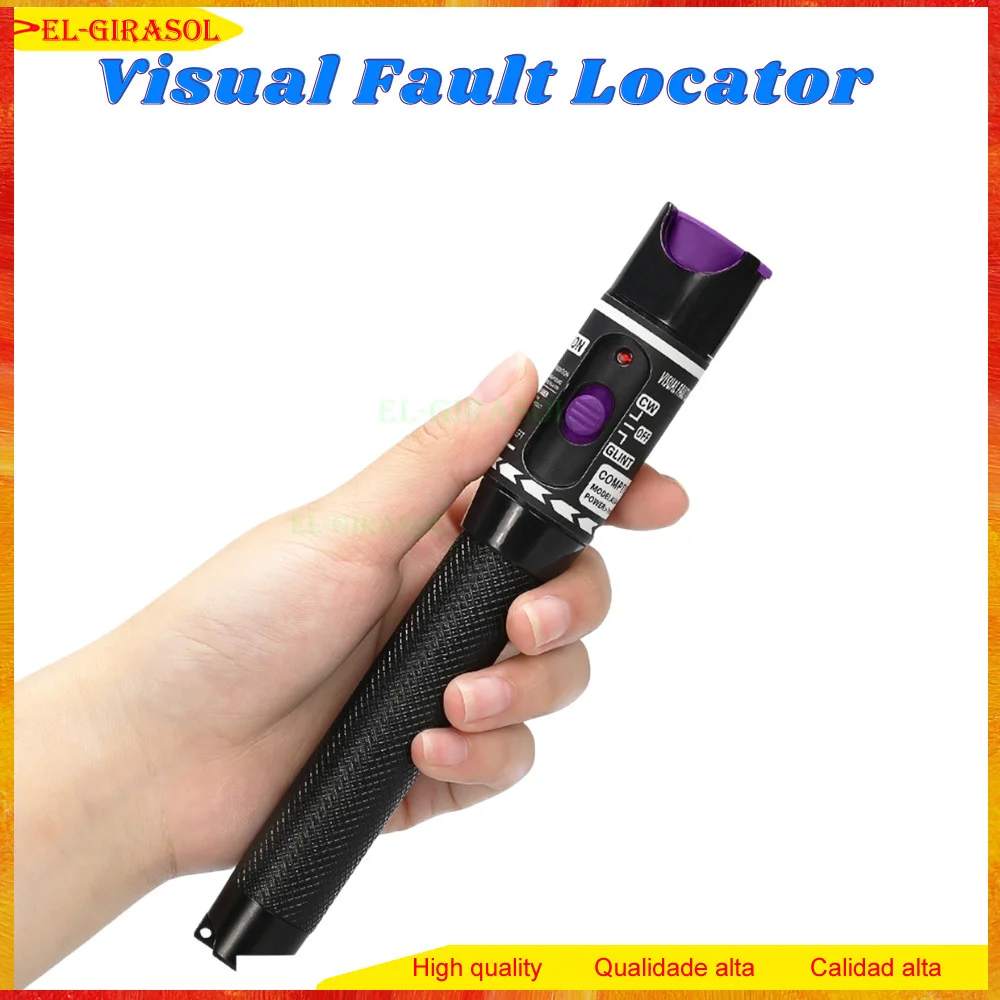 

Quality Warranty 5km-30MW FTTH Fiber Optic Tester Pen Type Red Laser optical fiberLight Visual Fault Locator Cable Tester 30MW