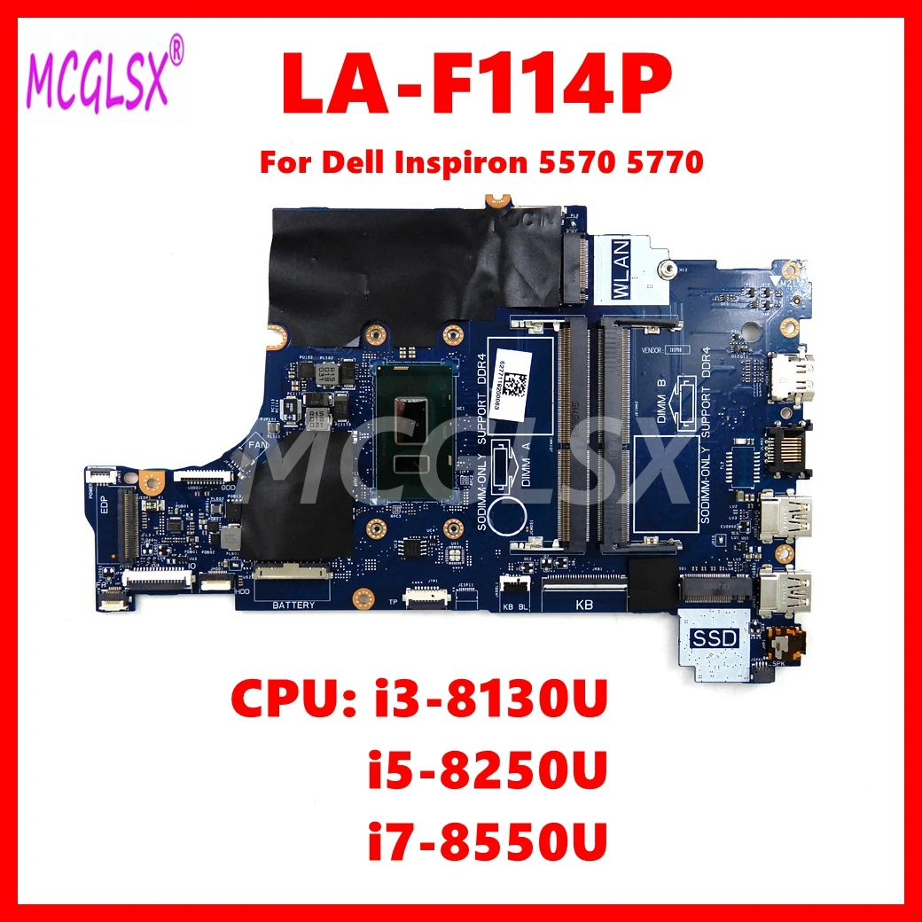 placa-base-para-portatil-la-f114p-para-dell-inspiron-15-5570-5770-con-cpu-i3-i5-i7-8th-gen-completamente-100-probado-ok