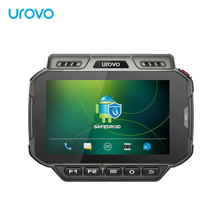 U2 4 Inch Wearable Logistics Waterproof NFC Wireless PDA IP65 Hands-free Barcode Scanner Data Terminal with Android 10 GPS Stock