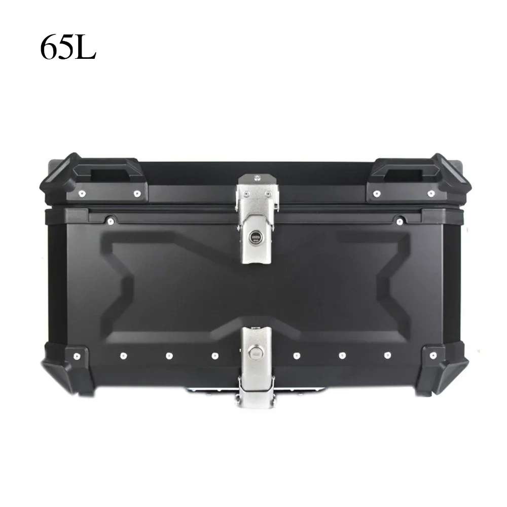 

65L Universal Motorcycle Waterproof Aluminum Alloy Rear Trunk Luggage Case Quick Release Electric Motorbike Tail Box Storage Box