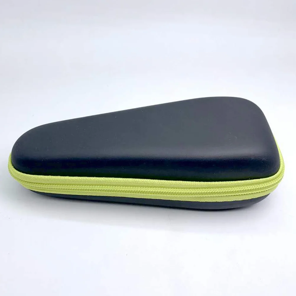 

Beard Razor Bag Portable Shaver Storage Pouch Black Durable PU Eva Material Shockproof Safe Travel Protection Razor Bag