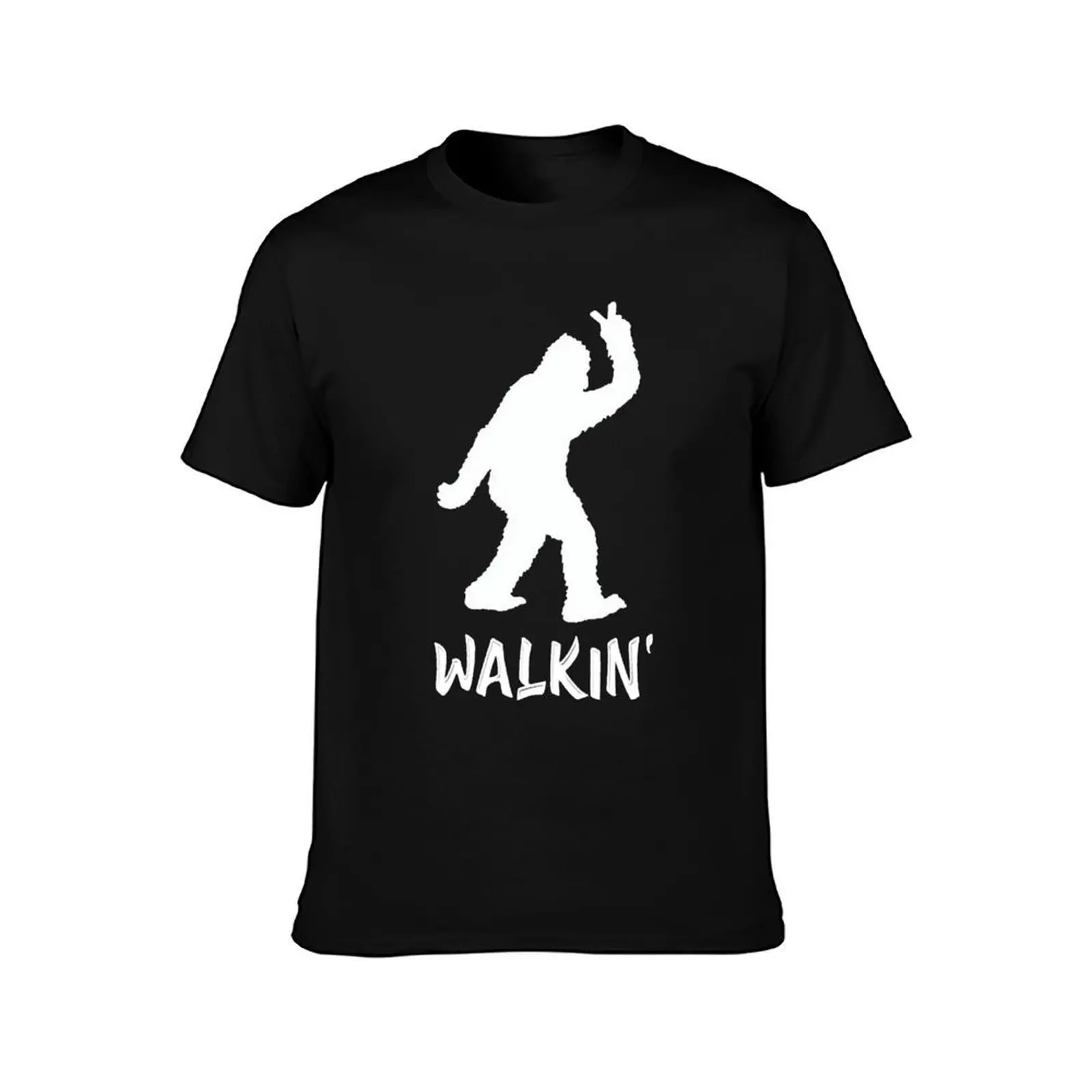 WALKIN' Wookie Widespread Panic T-Shirt, Summer Casual Cotton Tee, Oversized Streetwear Tops, Vintage Graphic Print, 100% Cotton