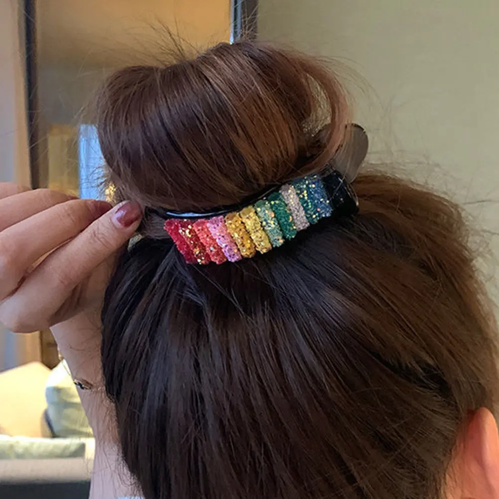 3Pcs Hair Claw Clips Elegant Colorful Jaw Clips for Women Hair Accessories Ideal for Work Party School Casual