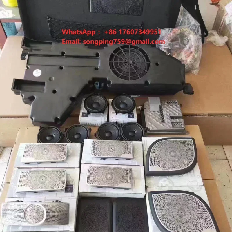 Professional Audio Amplifier for Mercedes G Class W463 W464 G350D G400D Premium Code 810 Car Speakers ABS Woofer Design