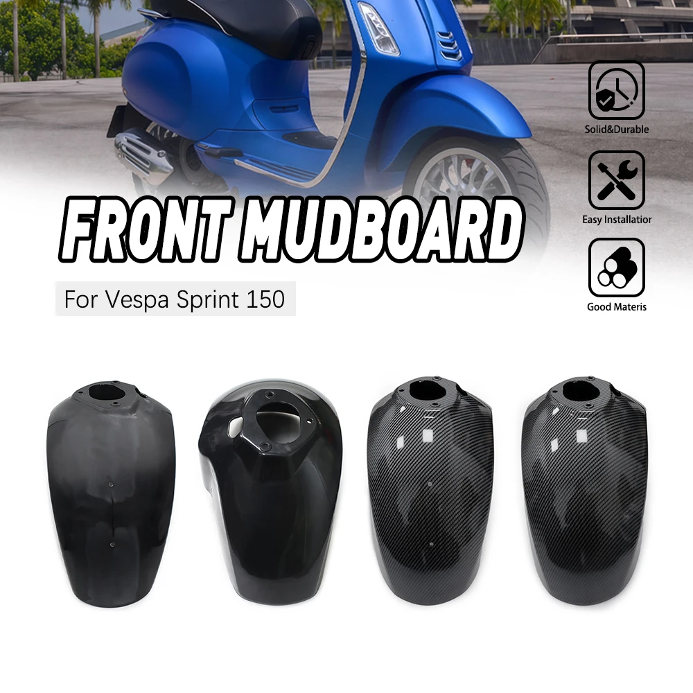 

For Vespa Sprint Primavera 150 2013-2021 2022 Motorcycle Front Wheel Hugger Mudguard Mudflap Splash Guard Fender Protector Cover