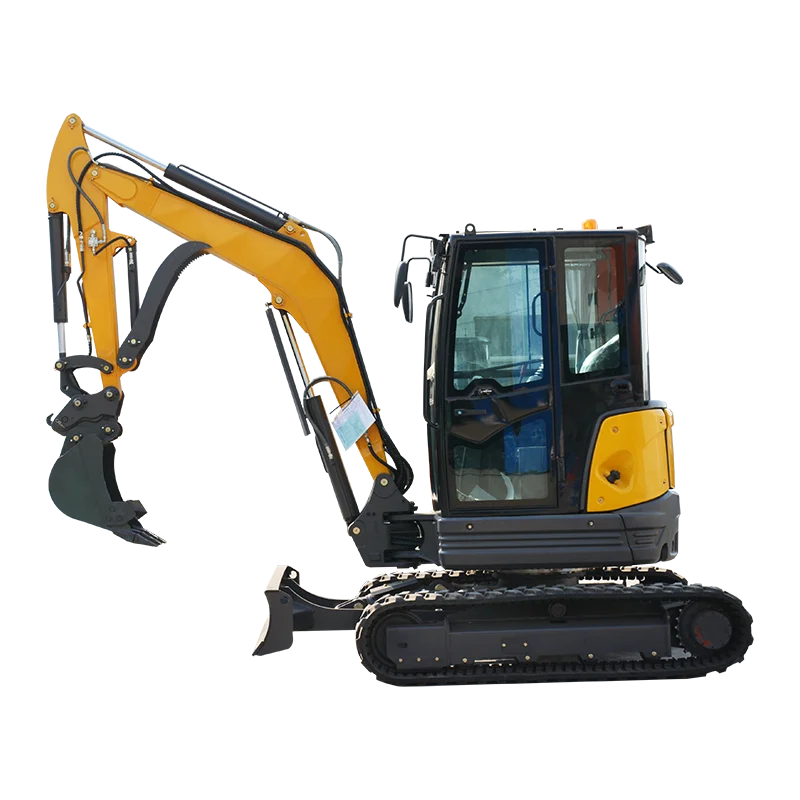 Escavadeira agrícola de 3,5 ton mini escavadeira de esteira mini escavadeira durável construção e paisagismo escavadeira hidráulica
