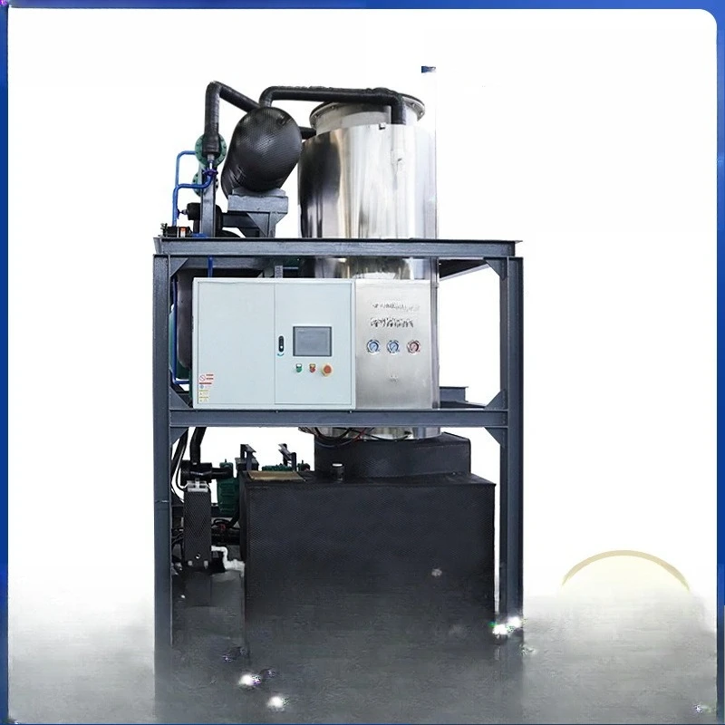 Integrated tube ice machine 5-30 tons industrial tube ice machine, edible fresh-keeping ice machine