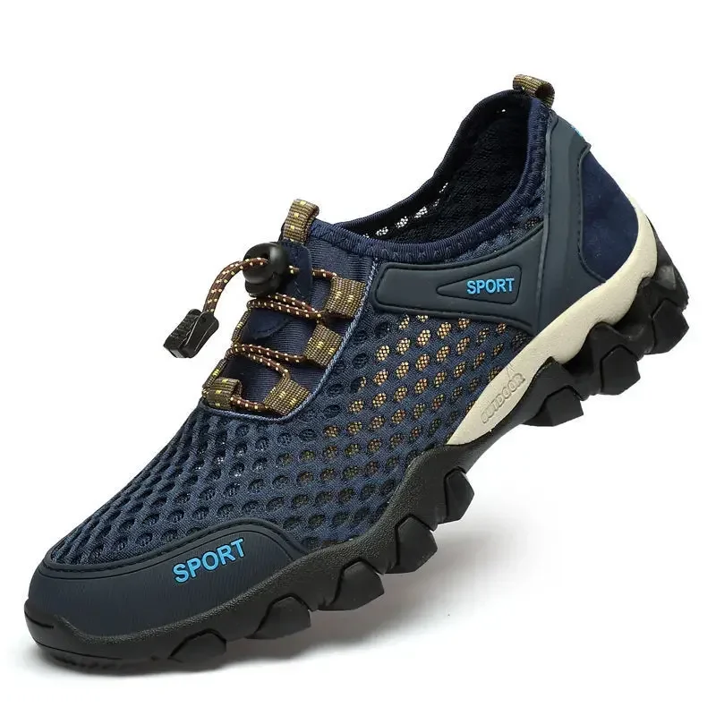 TAFN-Zapatos Deportivos de malla para hombre, calzado informal transpirable para montañismo al aire libre, senderismo, Verano