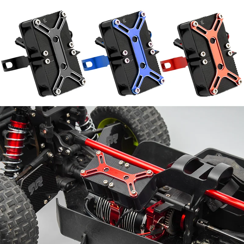 Motor Heat Dissipation Fan Bracket Kit for 1/7 1/8 ARRMA RC MOJAVE TYPHON KRATON OUTCAST BIG ROCK FIRETEAM INFRACTION FELONY Car