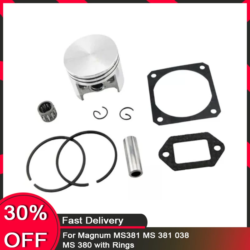 

Chainsaw Piston Kit Set 52mm for Magnum MS381 MS 381 038 MS 380 with Rings