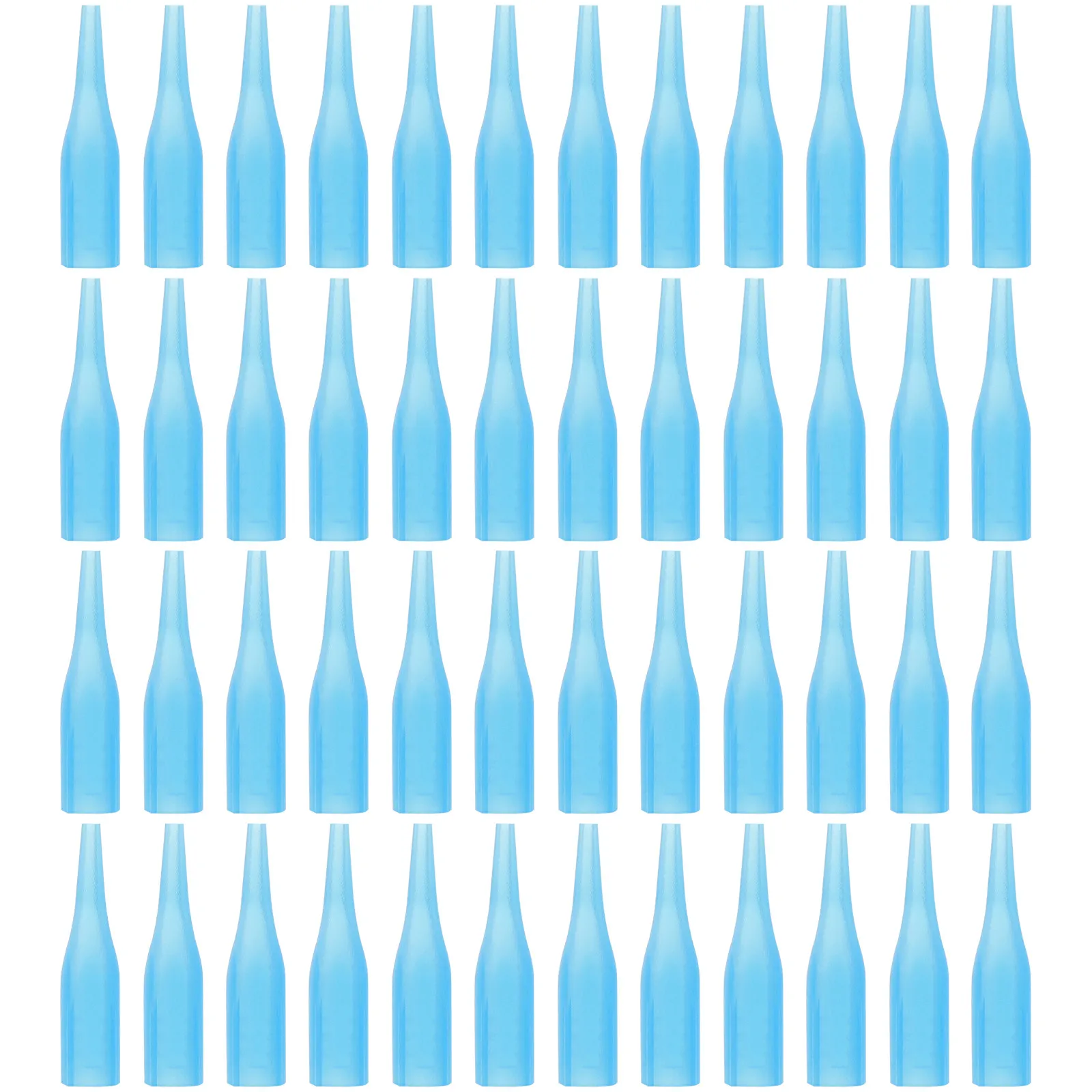 

100Pcs Disposable Nozzles Plastic Tips for Coloring Smooth Ink Flow Innovative Curve Design Long-Lasting Tattooing